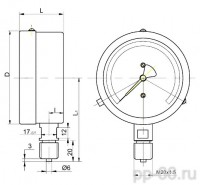 МП4-У-2 (0-0,6...1000,0 кгс/см2) - pp-66.ru