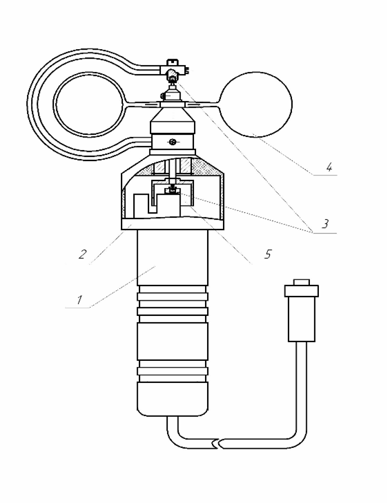Анемометр ручной электронный АРЭ (1-35 м/с) :: Гидрометприбор